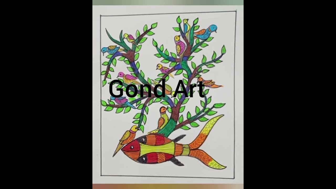 Gond Art for beginners - YouTube