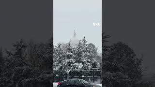 Severe Winter Storm Hits Washington, D.C. | VOA News #reels #shorts