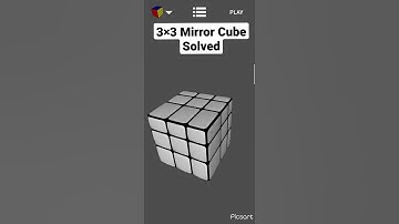 3×3 Mirror Cube Solved #Shorts
