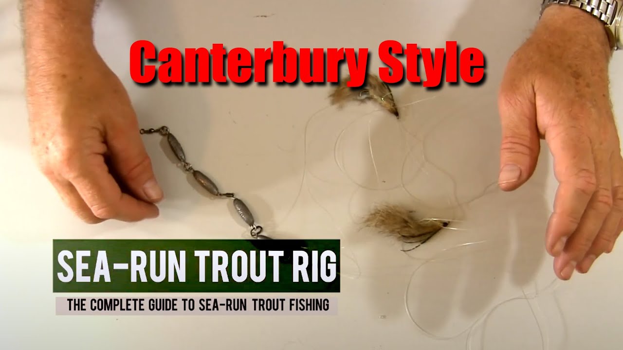 Sea-Run Trout Fishing Lure Rig - Used by Canterbury Anglers for