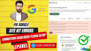 Google Site Kit Error Redo Plugin Setup/Connection Failed & cURL Error 28 Port 443 After 75202 Fixed