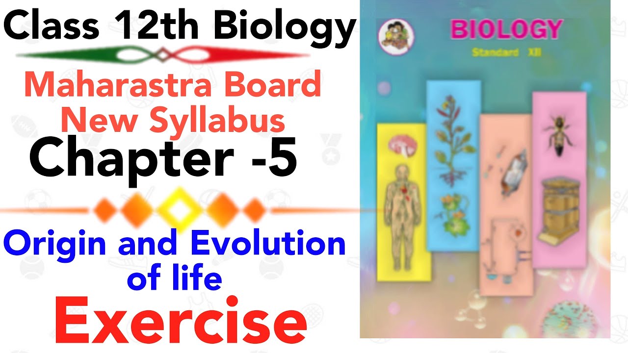 exercise biology ch5 origin and evolution of life class 12 biology ...