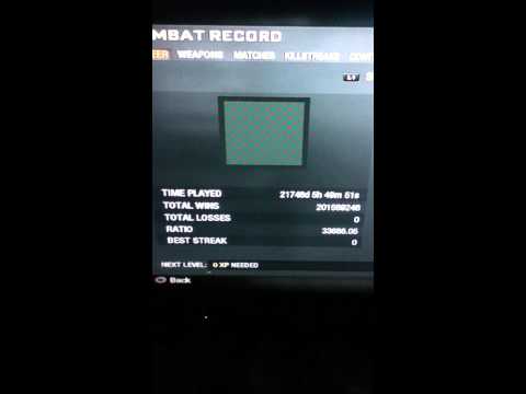 combat record glitch !!!!!!!!!!