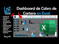 #Excel / #Dashboard para TeleCobro #Cartera Cobranza