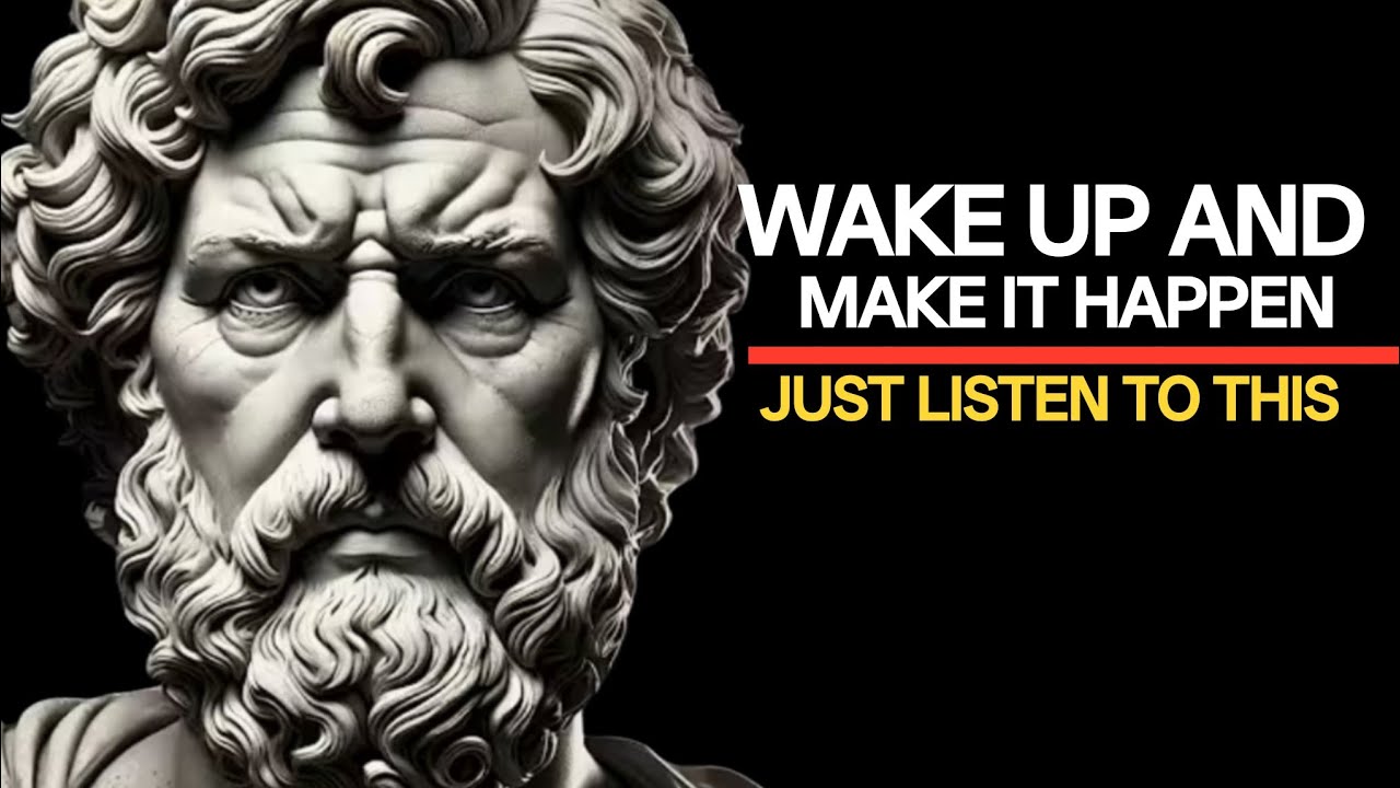 9 Life Lessons to STOP WASTING TIME - WAKE UP & WORK HARD AT IT | STOICISM
