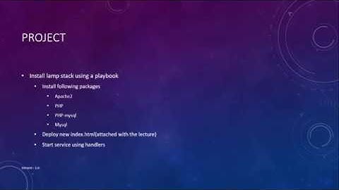 Lecture 24 of 24 - How to Install LAMP stack on Ubuntu using Ansible