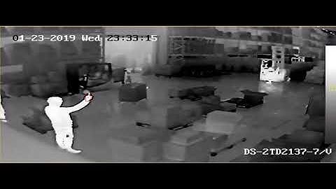 Hikvision Thermal camera Fire source detection performance at warehouse