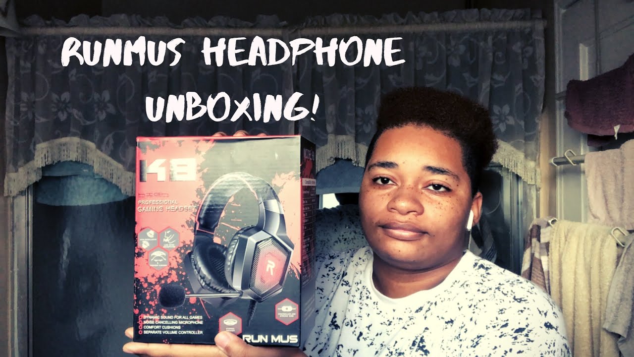 RUNMUS Gaming headset unboxing (BETTER AUDIO!) - YouTube