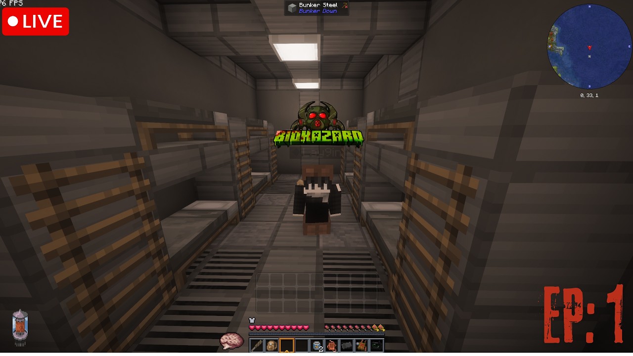 Minecraft [BIOHAZARD] กันเริ่มต้นในโลกอันโหดร้าย EP 1 - YouTube