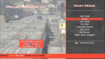 MW2 | Project Razor v1 | All Client Mod Menu | TU8 | + Download HD