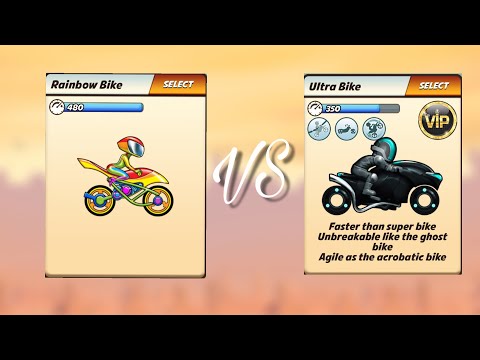 Bike Race | NEW BIKE!!! RAINBOW BIKE AND ULTRA SPEED DIFFERENCES!