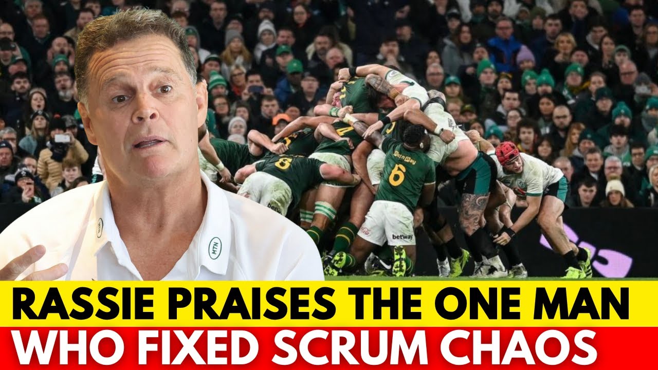 🚨RASSIE FINALLY SPEAKS: WHY SCRUMS ARE BEING REFFED BETTER | SPRINGBOKS ...