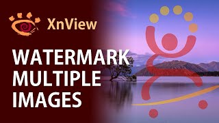 How to WATERMARK multiple images for FREE automatically in XnView screenshot 4