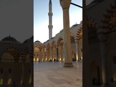 maghrib prayer at camlica mosque istanbul youtube