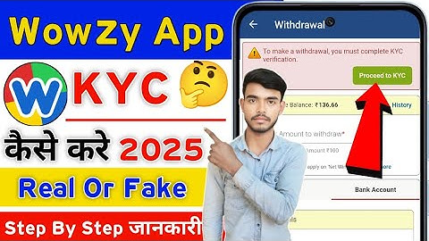 Wowzy App Me KYC Kaise Kare || Wowzy Ludo Me KYC Kaise Kare || How To Complete KYC In Wowzy Ludo