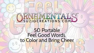 OrnaMENTALs™ Feel Good Words To-Go Coloring Book