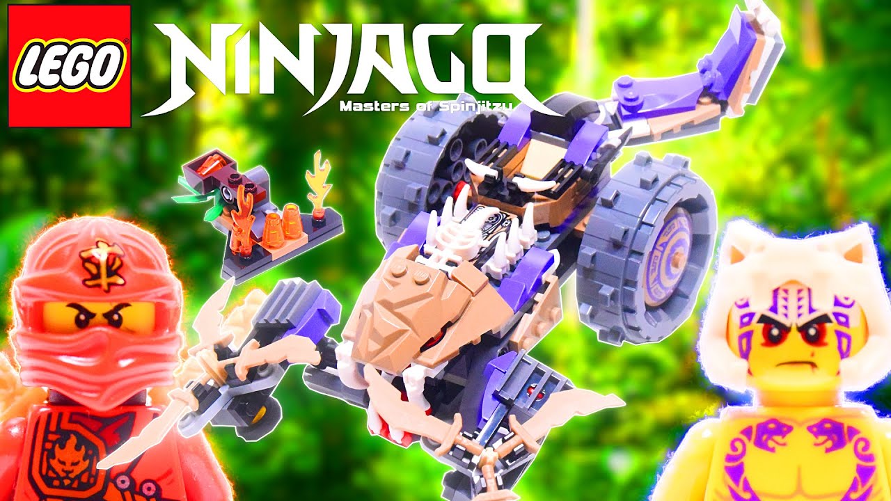 レゴニンジャゴー15 アナコンクラッシャー おもちゃ組み立てレビュー Lego Ninjago Sets Anacondrai Crusher Stopmotion Build Youtube