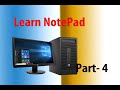 Notepad Part 4