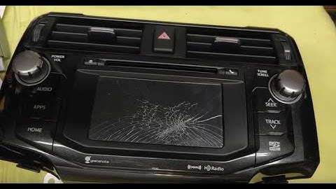 HOW TO INSTALL A TOUCH-SCREEN 14-19 TOYOTA 4RUNNER REPLACEMENT glass 6.1" Digitizer NAVIGATION LCD