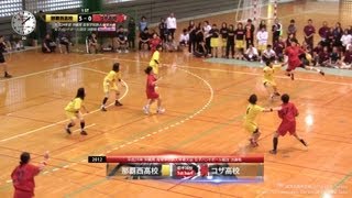 2012 沖縄県 高等学校新人体育大会 女子ハンドボール 決勝戦 Women's U17