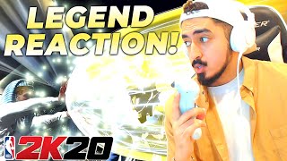 I GOT LEGEND WITH A SHOT CREATOR in NBA2K20! 40 EXTRA BADGES UNLOCKED REACTION