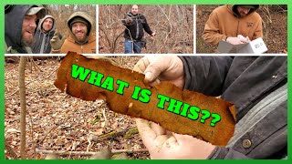 WHAT IS THIS?? (Deep Woods Detecting ) AMAZING FIND!!