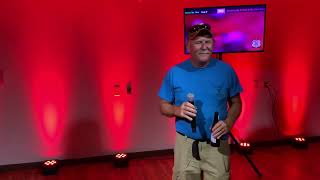 Andy R sings Strokin' at New Market, Va. Eagles 6/19/25