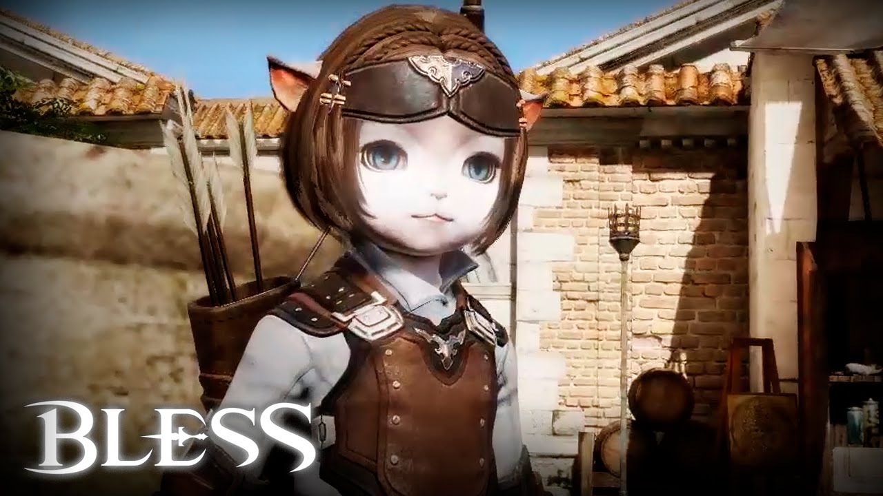 Bless - Female Masku Ranger lvl 1~10 - English Patch - Open Beta - F2P - KR