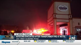 48 rooms evacuated after transformer fire at Chesterfield motel