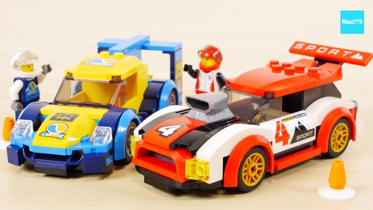 レゴ シティ レーシングカー ハイブリッドカー ガソリン車 Lego City Racing Cars Speed Build Review Youtube