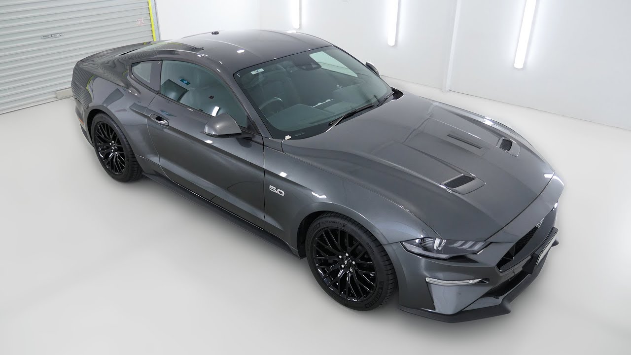 Diverse varer Pygmalion pulsåre FORD Mustang GT Fastback Magnetic Grey Auto QTJP - YouTube