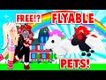 This Is How To Get A FREE FLYABLE PET IN Adopt Me! (Roblox)