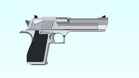 Desert Eagle in Blender - part 1