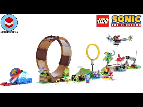 LEGO Sonic the Hedgehog 76994 Sonic's Green Hill Zone Loop Challenge Speed Build Review