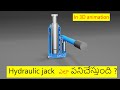 How does a hydraulic jack works 