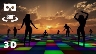 Video thumbnail of "Dancing girls | 360 VR dancefloor in 3D"