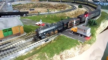 Quarry bridge with R/C servo powered  crossing gate