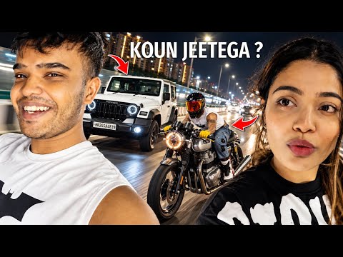 Wife vs Me 😳 GT 650 vs Thar | Kaun Jeetega?