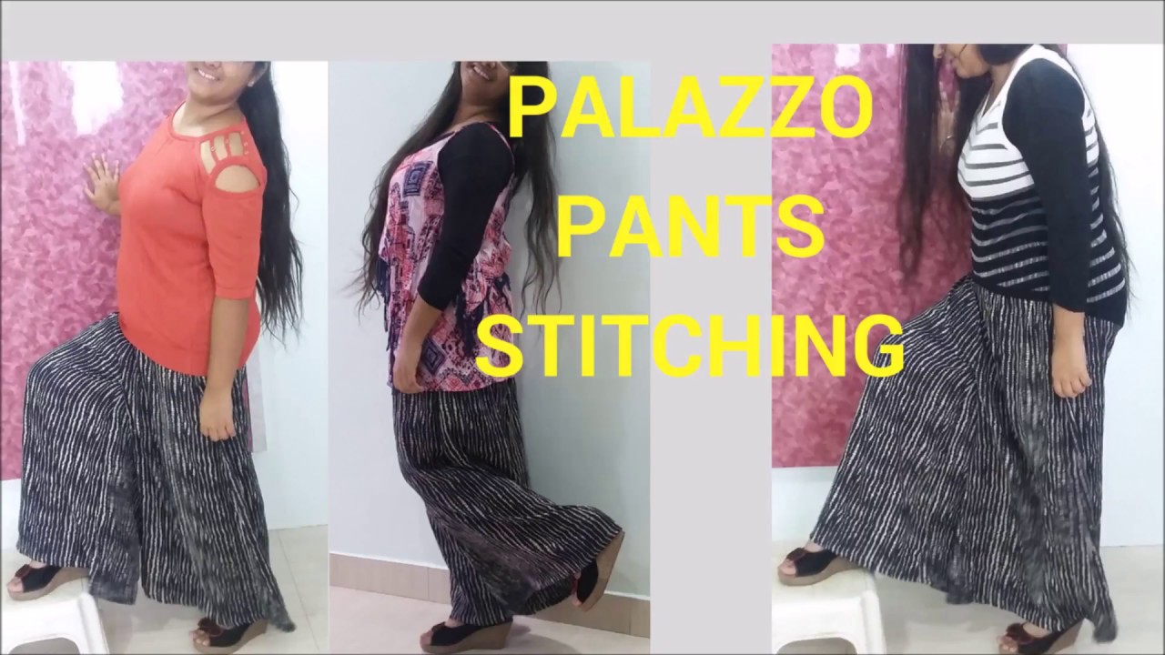 Palazzo Pants Stitching In Very Easy Method