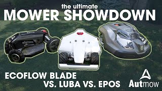 Ecoflow Blade vs. Luba Vs. EPOS | A Robotic Mower Showdown