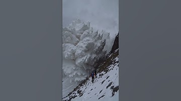Massive avalanche surprises hikers in the Swiss Alps. Do you think it could happen? AI fiction