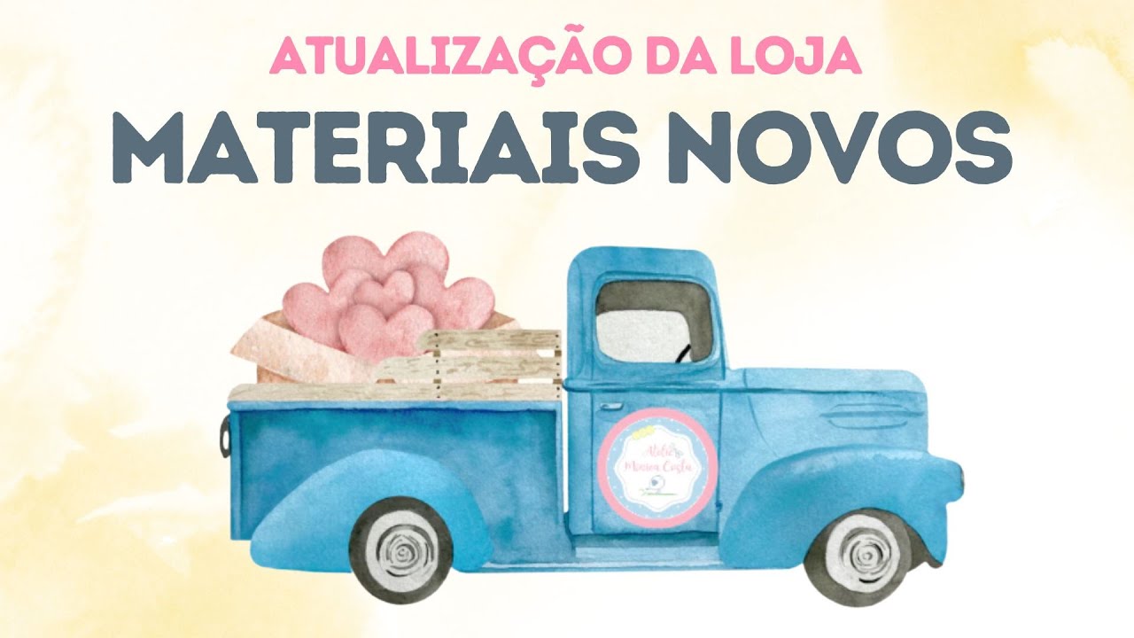 ATUALIZAÇÃO DA LOJA - MUITOS MATERIAIS NOVOS
