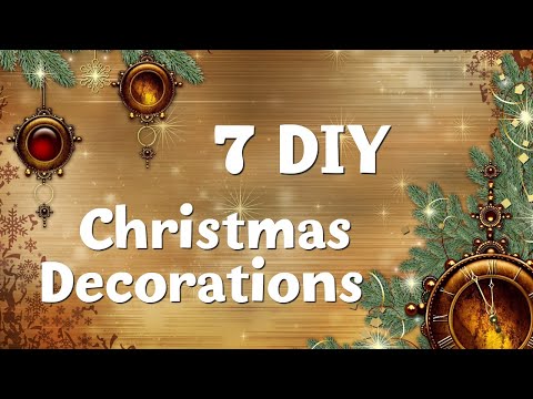 🎄7 DIY идей ПОДЕЛОК к РОЖДЕСТВУ и НОВОМУ ГОДУ.🎄7 Amazing Ideas Christmas Decorations🎄