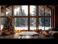 relaxnow | Cozy Christmas Jazz | Relaxing Piano Melody with Snowy Forest Ambiance 3 Hour Loop