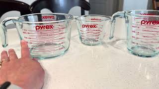 Pyrex glass measuring cups review