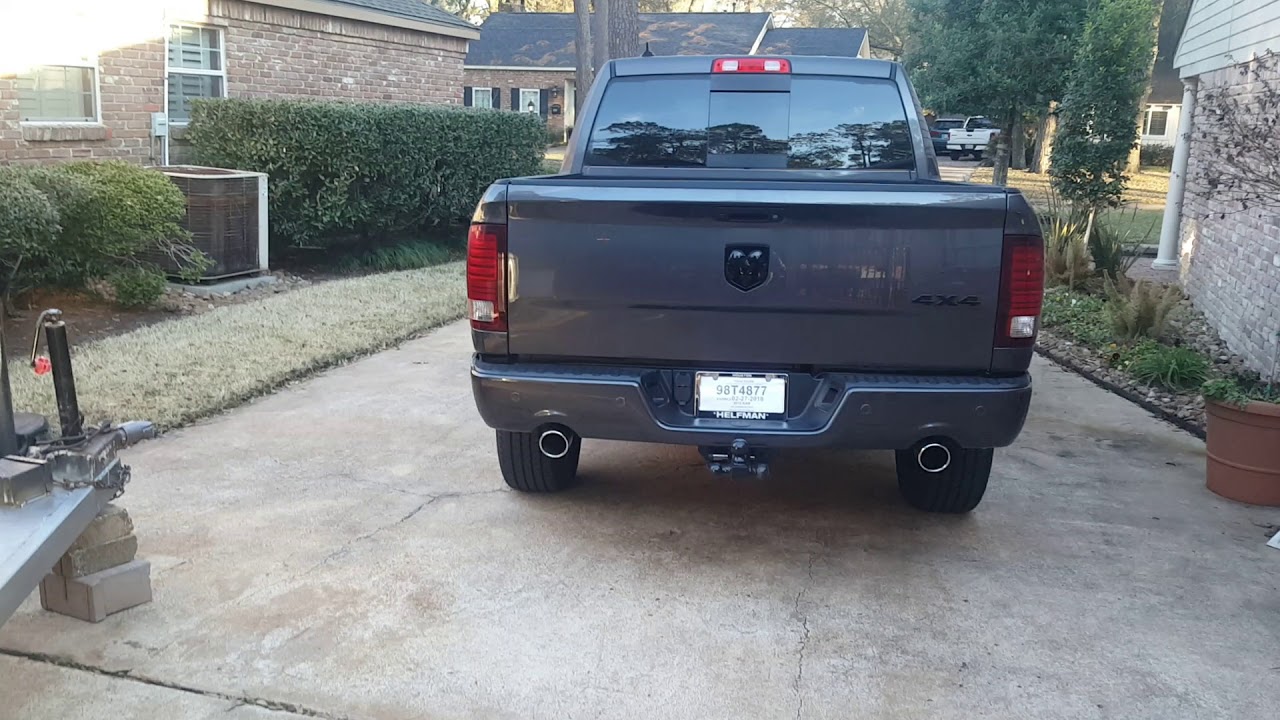 2018 ram 1500 sport stock exhaust could start