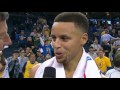 Steph Curry Pays Homage To Craig Sager During Post Game Interview