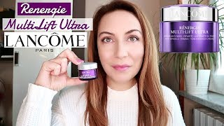 TESTING LANCOME RENERGIE MULTI-LIFT ULTRA LUXURY ANTI-AGE & FIRMING FACE NEW CREAM/FIRST IMPRESSIONS