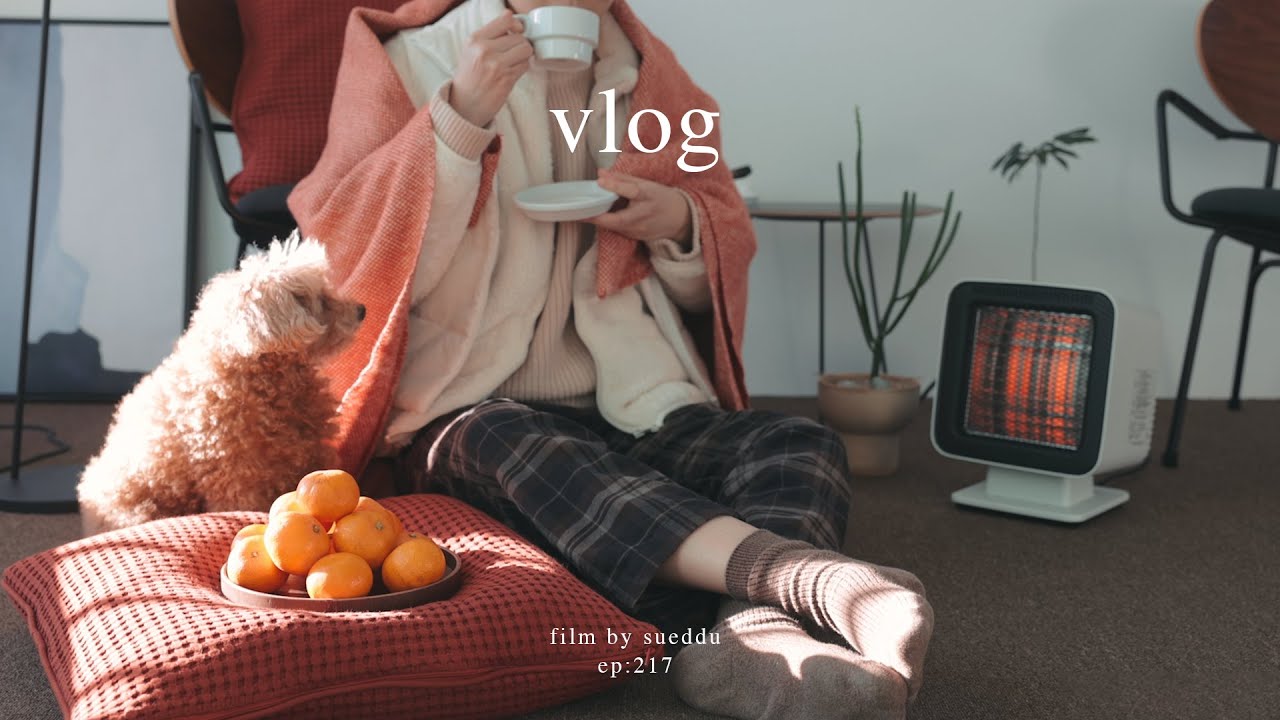 Winter vlog of living alone, full of winter vibes. A cozy day with hot