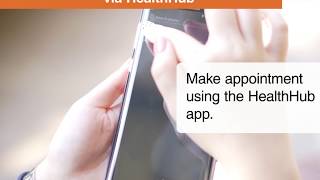 Making a Same-Day Appointment via HealthHub screenshot 2